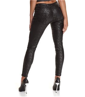 schwarze Leggings BRConstanza001 von Demoniq Black Rose 2,0 Collection