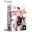 schwarzes Gorset Emi von Demoniq Shibari Collection