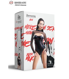schwarzer Body Aimi von Demoniq Shibari Collection