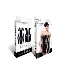 schwarzes Minikleid Astrid von Demoniq Hard Candy Collection