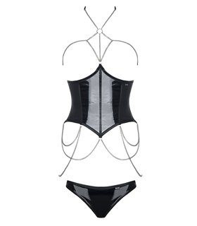 schwarzes Set Nikoletta von Demoniq Hard Candy Collection