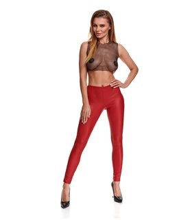 rote Leggings BRLidia001 von Demoniq Black Rose 2,0 Collection rote Leggings BRLidia001 von Demoniq Black Rose 2,0 Collection