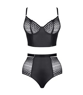 schwarzes Set LXYessenia001 von Demoniq LadyX schwarzes Set LXYessenia001 von Demoniq LadyX