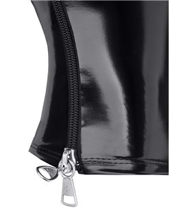 Maske TDMaskblack002 schwarz/rot von Demoniq Total Domination Collection