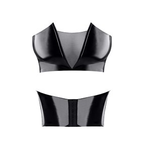 schwarzes Damen-Top TDGerda001 von Demoniq Total Domination Collection schwarzes Damen-Top TDGerda001 von Demoniq Total Domination Collection