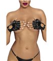 kurzer Lackhandschuh F263 von Noir Handmade Fucking Fabulous Collection kurzer Lackhandschuh F263 von Noir Handmade Fucking Fabulous Collection