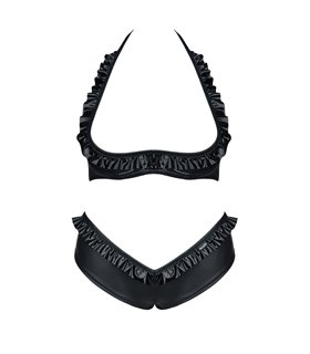 schwarzes Set Lea von Demoniq Hard Candy Collection