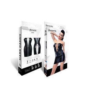 schwarzes Minikleid Irma von Demoniq Hard Candy Collection