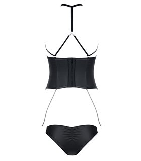 schwarzes Set Nikoletta von Demoniq Hard Candy Collection