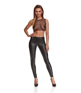 schwarze Leggings BRGiulia001 von Demoniq Black Rose 2,0 Collection schwarze Leggings BRGiulia001 von Demoniq Black Rose 2,0 Collection