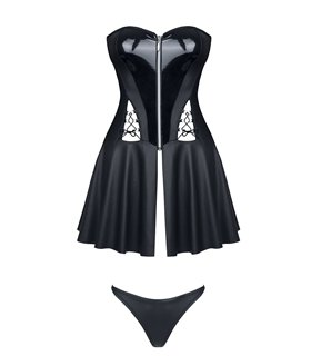 schwarzes Minikleid Rita von Demoniq Hard Candy Collection
