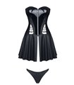 schwarzes Minikleid Rita von Demoniq Hard Candy Collection