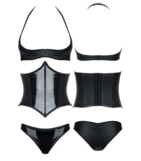 schwarzes Set DE448 von Demoniq Hard Candy Collection