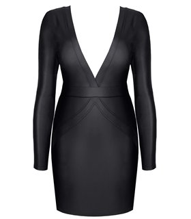 schwarzes Minikleid BRGianna001 von Demoniq Black Rose 2,0 Collection