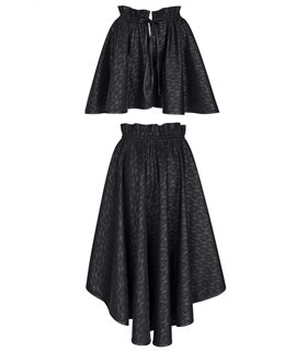 schwarzer Rock BRBenedetta001 von Demoniq Black Rose 2,0 Collection