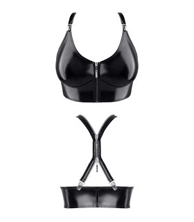 schwarzes Damen-Top TDEike001 von Demoniq Total Domination Collection schwarzes Damen-Top TDEike001 von Demoniq Total Domination Collection