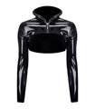 schwarze kurze Jacke TDNele001 von Demoniq Total Domination Collection schwarze kurze Jacke TDNele001 von Demoniq Total Domination Collection