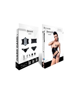 schwarzes Set Cindy von Demoniq Hard Candy Collection
