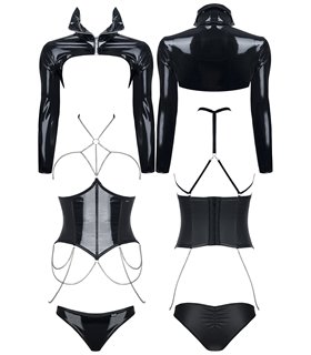 schwarzes Set DE443 von Demoniq Hard Candy Collection schwarzes Set DE443 von Demoniq Hard Candy Collection