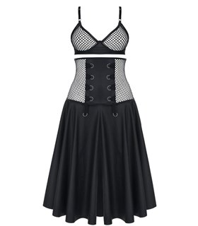 schwarzes Set DDSelene001 von Demoniq Dark Desire Collection