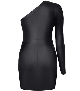 schwarzes Minikleid BRFelicia001 von Demoniq Black Rose 2,0 Collection