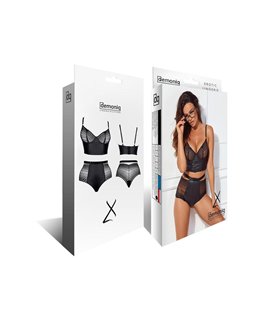 schwarzes Set LXYessenia001 von Demoniq LadyX schwarzes Set LXYessenia001 von Demoniq LadyX