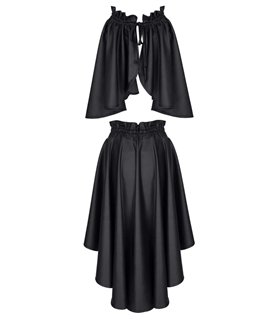 schwarzer Rock BRBarbara001 von Demoniq Black Rose 2,0 Collection