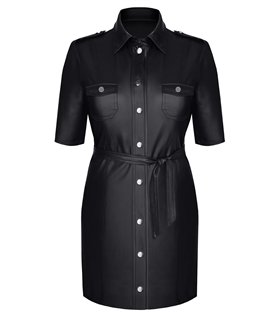 schwarzer Mantel TDLiese001 von Demoniq