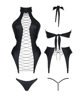 schwarze Corsage DDHekate001 von Demoniq Dark Desire Collection schwarze Corsage DDHekate001 von Demoniq Dark Desire Collection