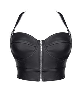 schwarzes Damen-Top BRMarta001 von Demoniq Black Rose 2,0 Collection