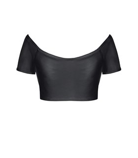 schwarzes Damen-Top BRMarina001 von Demoniq Black Rose 2,0 Collection