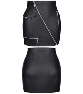 schwarzer Rock BRFrancesca001 von Demoniq Black Rose 2,0 Collection