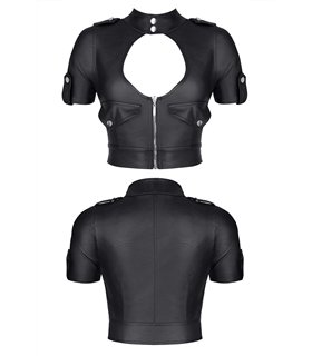 schwarzes Damen-Top BREnrica001 von Demoniq Black Rose 2,0 Collection schwarzes Damen-Top BREnrica001 von Demoniq Black Rose 2,0 Collection