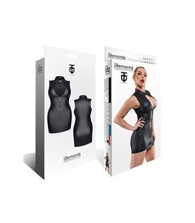 schwarzes Minikleid TDRafaele001 von Demoniq