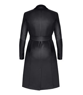 schwarzer Mantel TDSelina001 von Demoniq Total Domination Collection