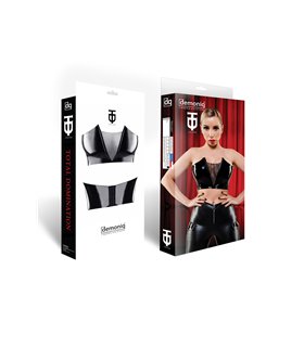 schwarzes Damen-Top TDGerda001 von Demoniq Total Domination Collection schwarzes Damen-Top TDGerda001 von Demoniq Total Domination Collection