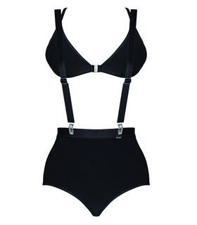 schwarzes Set LXArcelia001 von Demoniq LadyX schwarzes Set LXArcelia001 von Demoniq LadyX