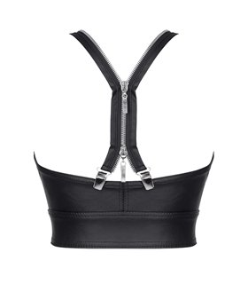 schwarzes Damen-Top BRMarta001 von Demoniq Black Rose 2,0 Collection