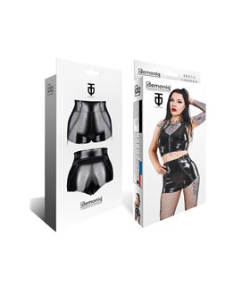 schwarze Damen Shorts TDMona001 von Demoniq Total Domination Collection schwarze Damen Shorts TDMona001 von Demoniq Total Domination Collection