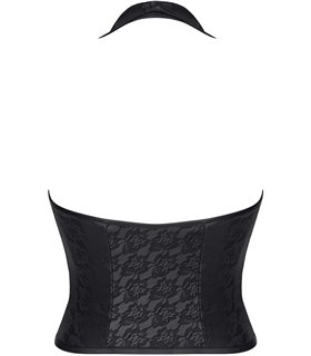 schwarzes Top BRLudmila001 von Demoniq Black Rose 2,0 Collection