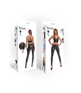 schwarze Leggings BRMaddalena001 von Demoniq Black Rose 2,0 Collection schwarze Leggings BRMaddalena001 von Demoniq Black Rose 2,0 Collection