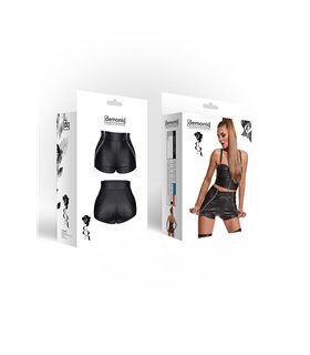 schwarze Damen-Shorts BRMonica001 von Demoniq Black Rose 2,0 Collection schwarze Damen-Shorts BRMonica001 von Demoniq Black Rose 2,0 Collection