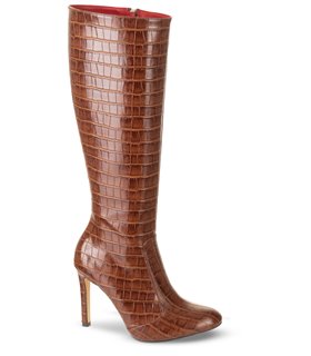Michael Soul Donna - Classic stiletto boots in brown matte Michael Soul Donna - Classic stiletto boots in brown matte