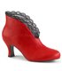 Booties JENNA-105 - Red