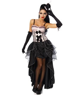 Sexy Cabarett-Kostüm Karneval Halloween