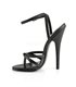 Extrem High Heels DOMINA-108 - PU Schwarz