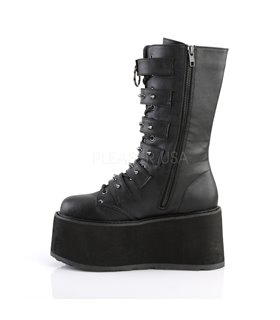 Demonia Plateau Stiefel DAMNED-225 Schwarz
