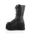 Demonia Plateau Stiefel DAMNED-225 Schwarz