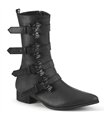 WARLOCK-110-B Stiefel - Schwarz Matt | Demonia SALE