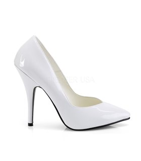Pleaser Pumps SEDUCE-420V Weiss Lack